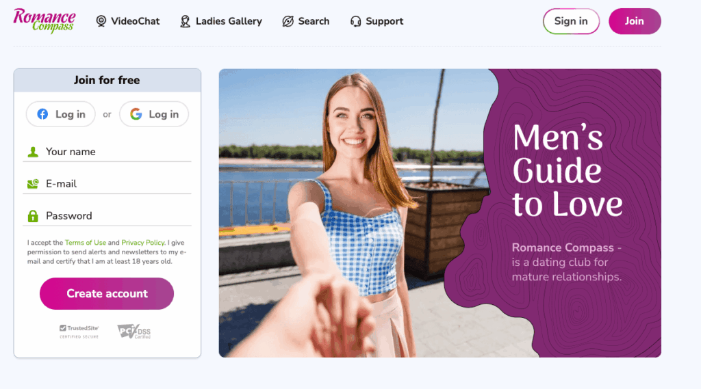 RomanceCompass Mail Order Bride Website